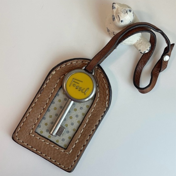 Fossil Handbags - Fossil Luggage Tag Bag Charm